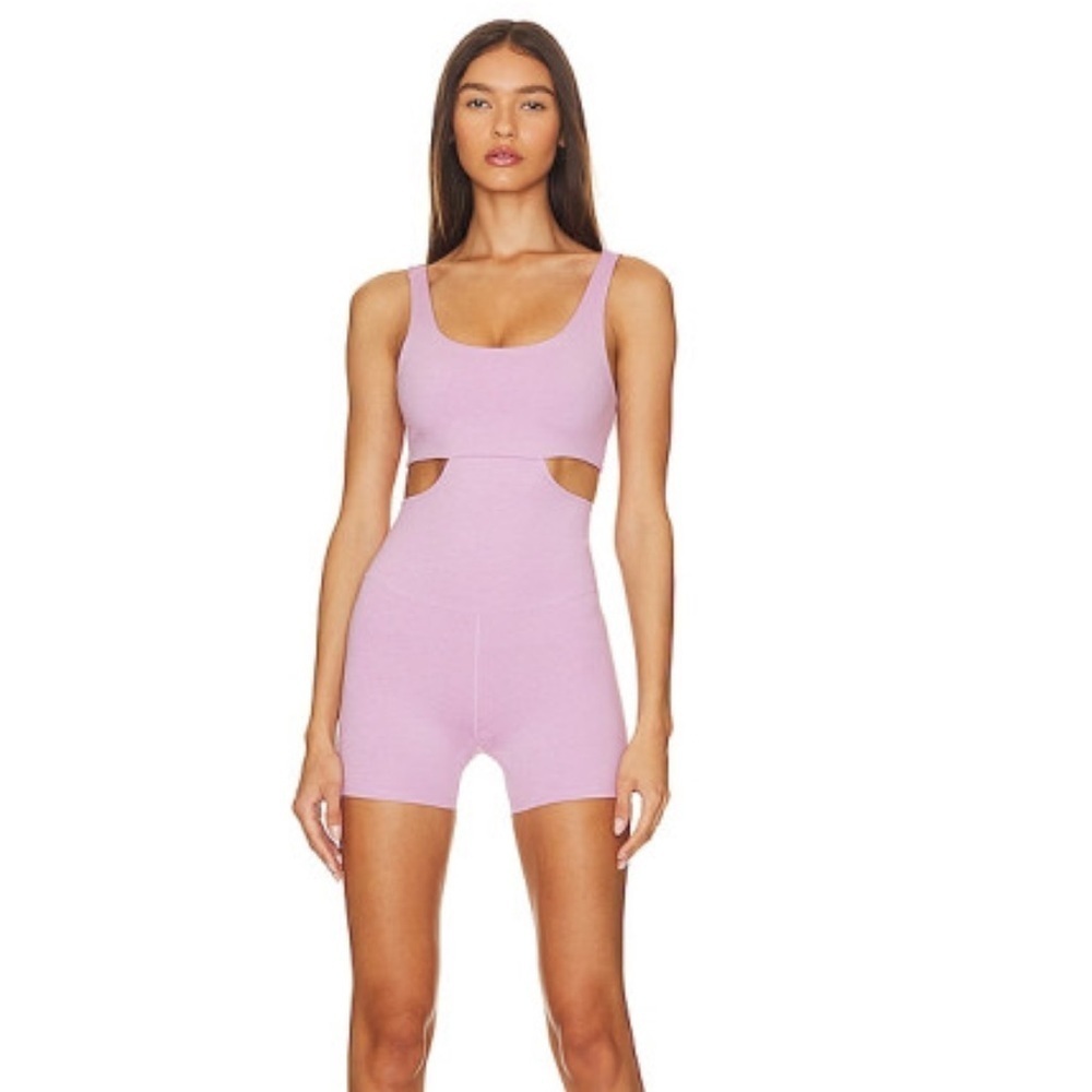 WellBeing + BeingWell LoungeWell Ziggy 4 Inch Romper‎ XXS Athleisure Pilates